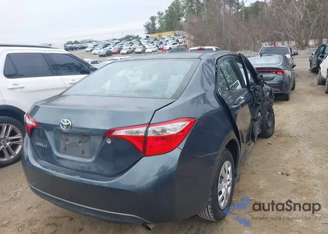 2015 Toyota Corolla L z USA, uszkodzony, nr VIN 2T1BURHE5FC276156